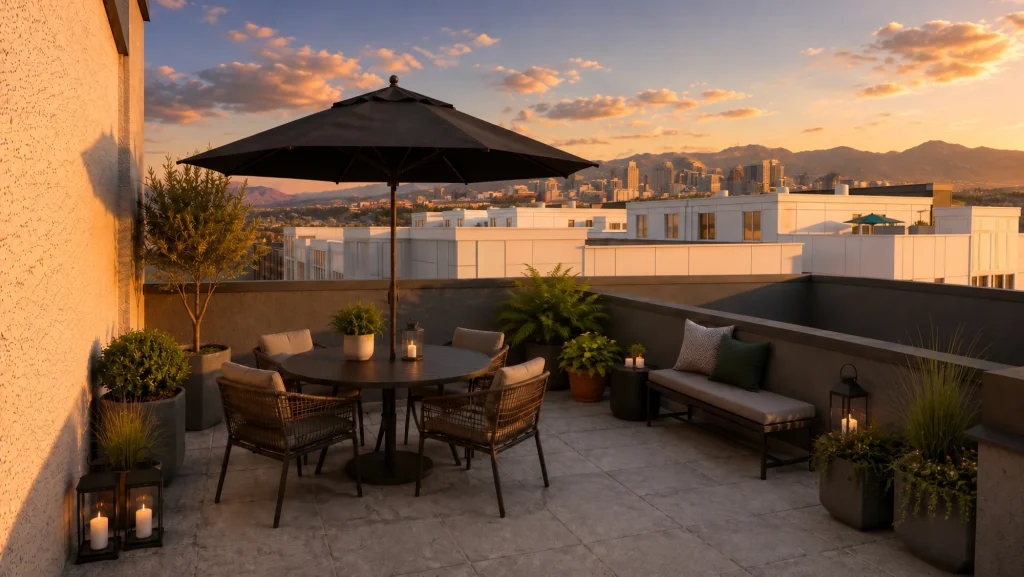 The Mont private deck