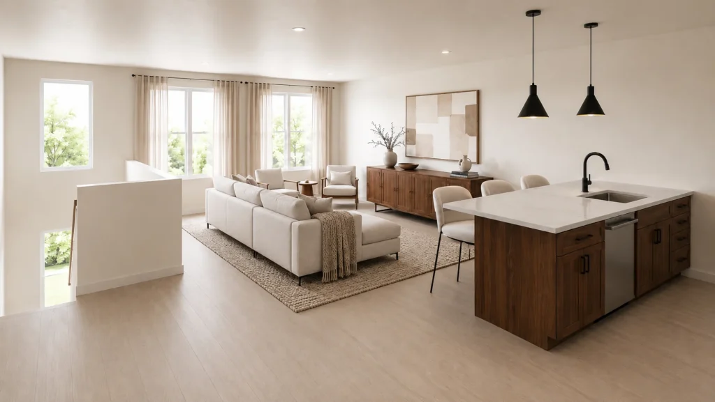 The Mont Granary Kitchen / Living Room