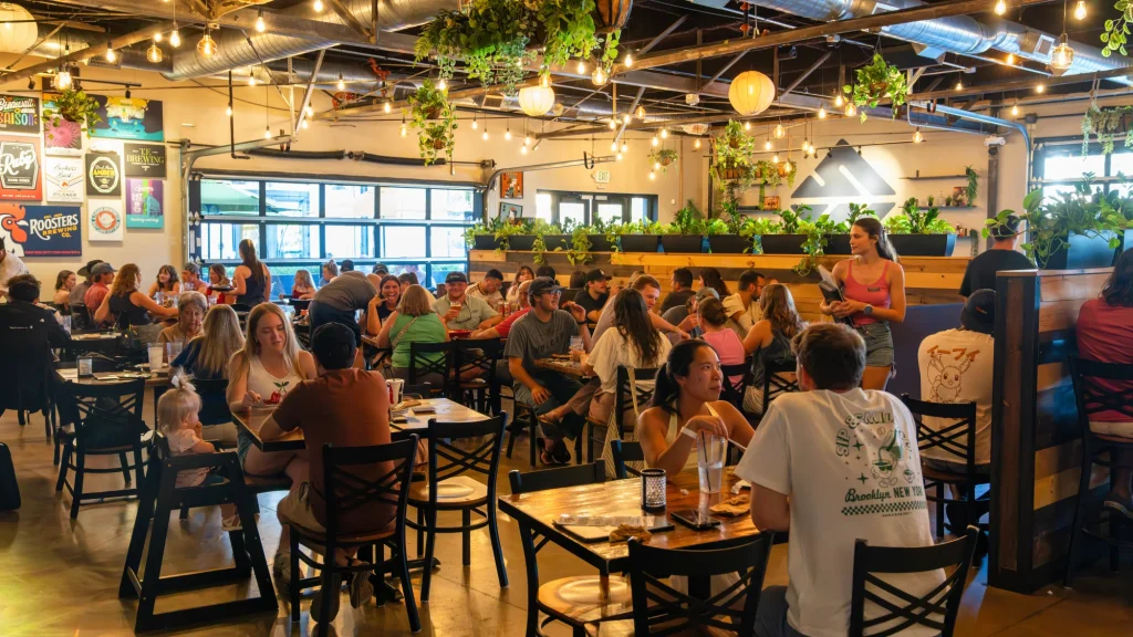 Slackwater restaurant interior