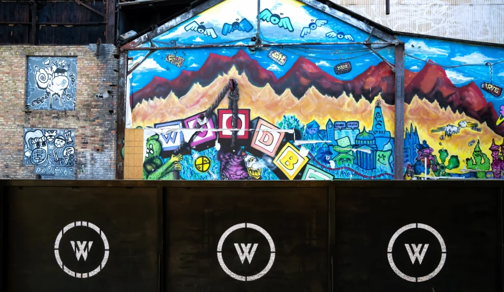 Woodbine grafitti